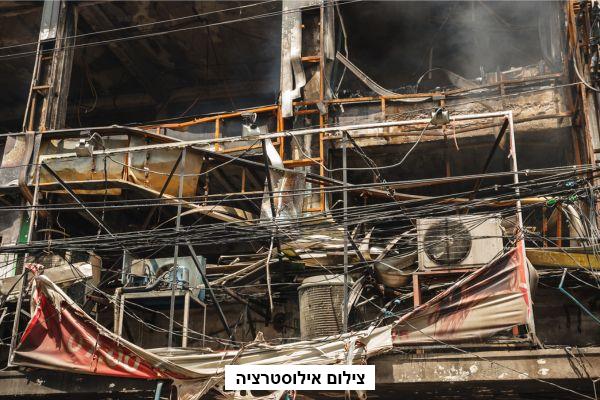 שריפה במסעדה